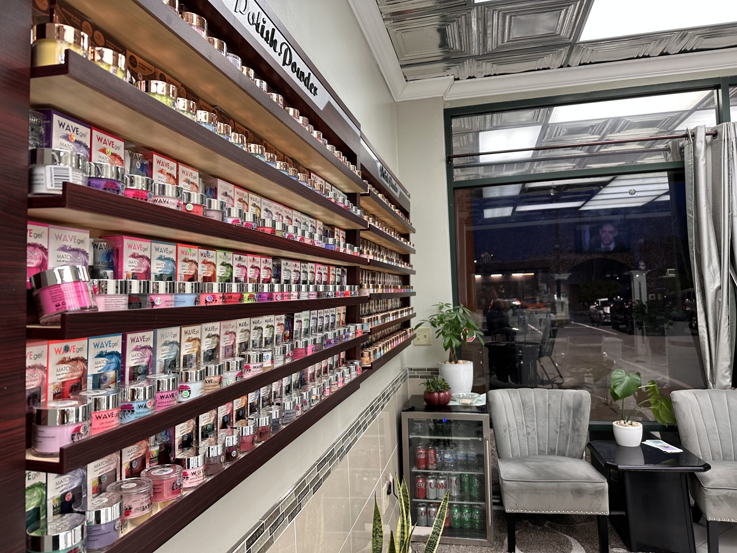Calm and welcoming nail salon interior