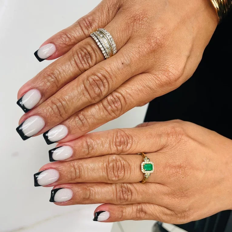 Colorful nail art with creative designs