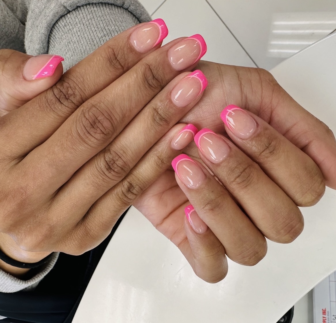 Professional nail extensions and styling